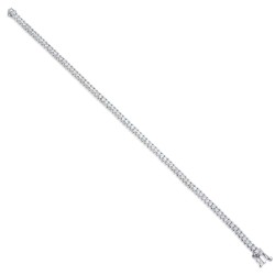 Bransoletka tenisowa z diamentami 2,98 ct (B01538 W) - zdjęcie: 2