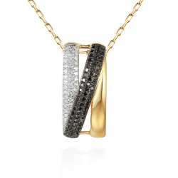 Zawieszka z czarnymi diamentami - zdjęcie: 2