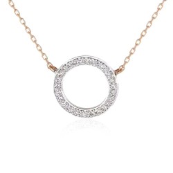 Naszyjnik z diamentami (N04969 R C) - zdjęcie: 2