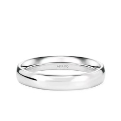 Obrączka ślubna, białe złoto, półokrągła, damska 3,5 mm: 7 - zdjęcie: 2