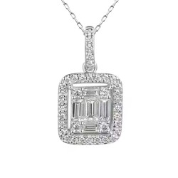 Zawieszka z diamentami (P52657 W) - zdjęcie: 2