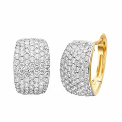 Kolczyki z diamentami E46165 Y - zdjęcie: 2