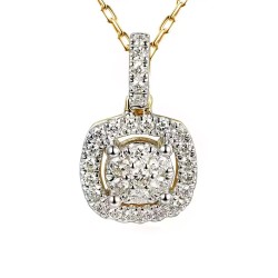 Zawieszka z diamentami (P85641 Y) - zdjęcie: 2