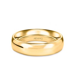 Obrączka ślubna, żółte złoto, półokrągła, damska, 5 mm: 7 - zdjęcie: 2