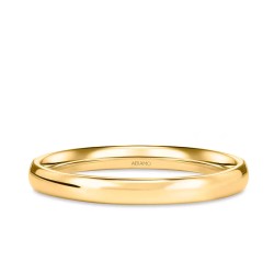 Obrączka ślubna, żółte złoto, półokrągła, męska, 3 mm (O-AD01 3M Y M): 16 - zdjęcie: 2