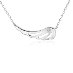 Naszyjnik z diamentem (N05653 W C 375) - zdjęcie: 2