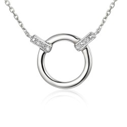 Naszyjnik z diamentami (N05642 W C 375) - zdjęcie: 2