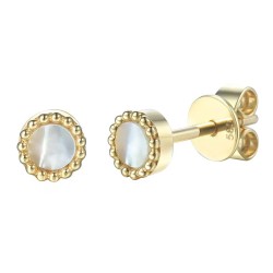 Kolczyki z masą perłową (E82773 Y S WMP) - zdjęcie: 2