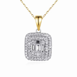 Zawieszka z diamentami (P59279 YW) - zdjęcie: 2