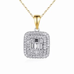 Zawieszka z diamentami (P59279 YW) - zdjęcie: 2