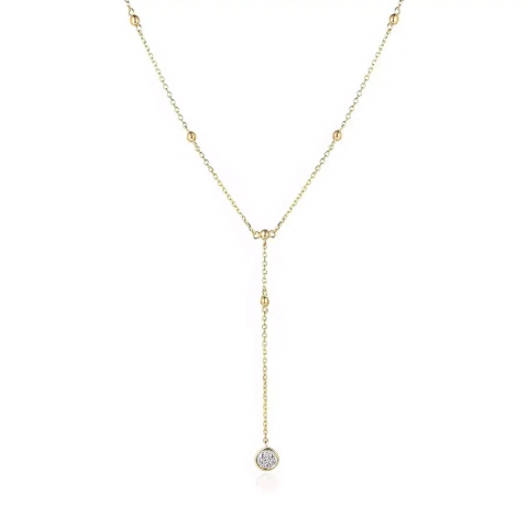 Naszyjnik z diamentami (N07299 Y C)