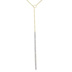 Naszyjnik z diamentami (N07116 Y C)