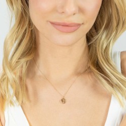 Naszyjnik z diamentami (N09558 Y C) - zdjęcie: 3