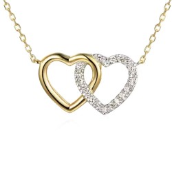 Naszyjnik z diamentami (N03998 Y C 375) - zdjęcie: 2