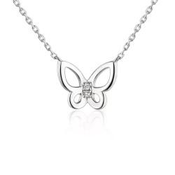 Naszyjnik z diamentami (N07095 W C) - zdjęcie: 2