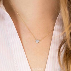 Naszyjnik z diamentami (N05794 Y C) - zdjęcie: 3