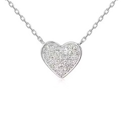 Naszyjnik z diamentami (N05794 W C) - zdjęcie: 2