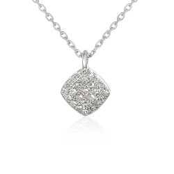 Naszyjnik z diamentami (N08276 W 375) - zdjęcie: 2