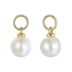 Zawieszki do kolczyków z perłami (EL0103 Y) - zdjęcie: 2