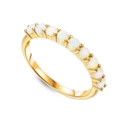 Pierścionek z opalami (R83682 Y M OP): 7 - zdjęcie: 2