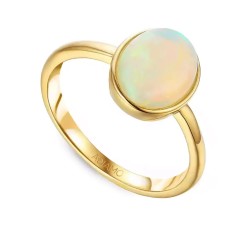 Pierścionek z opalem (R83639 Y OP): 7 - zdjęcie: 2