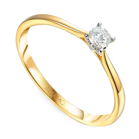 Pierścionek z diamentem (R65478 YW)