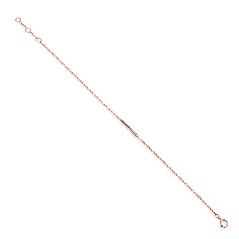 Bransoletka z czarnymi diamentami (B05867 R C BD)