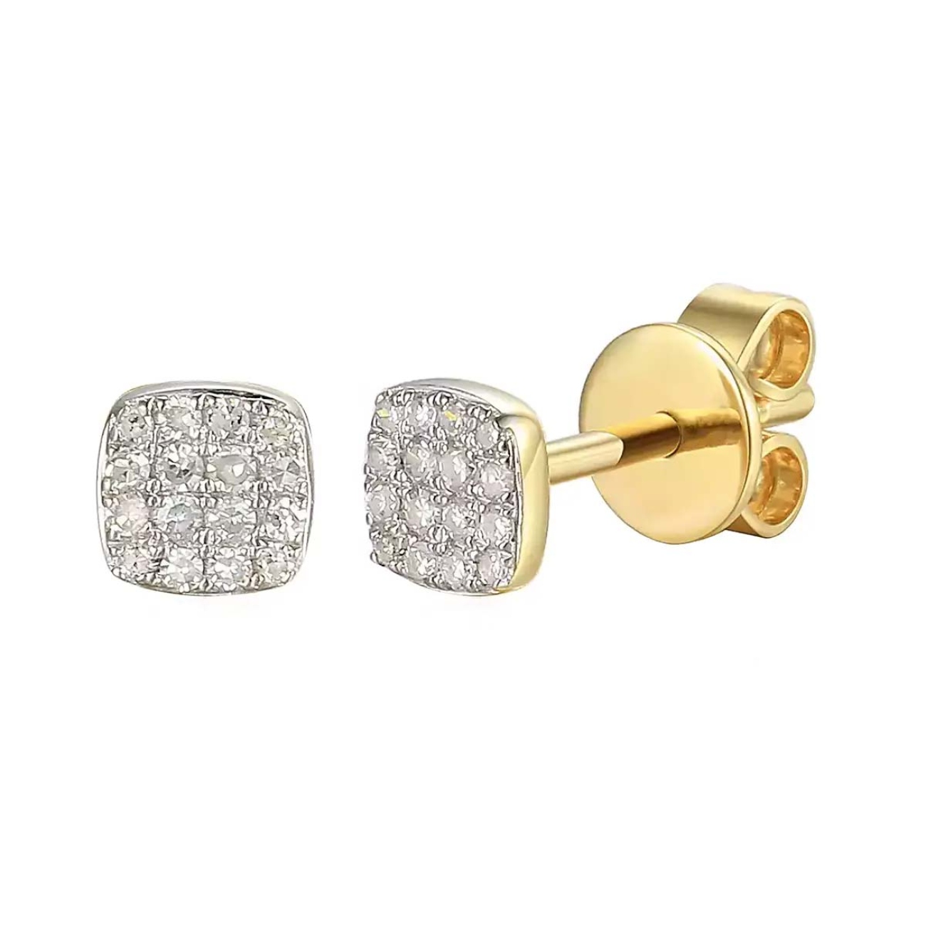 Kolczyki z diamentami (E76548 Y S)