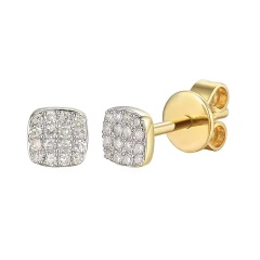 Kolczyki z diamentami (E76548 Y S)