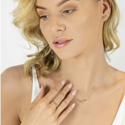 Kolczyki z diamentami (E71404 Y S) - zdjęcie: 5