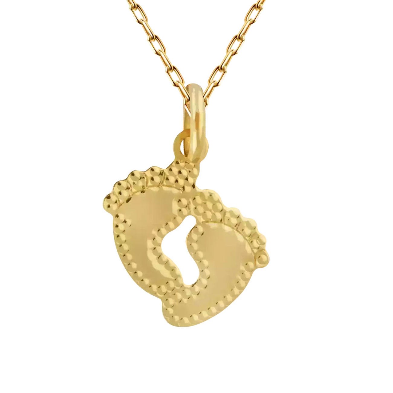 Zawieszka złote stópki