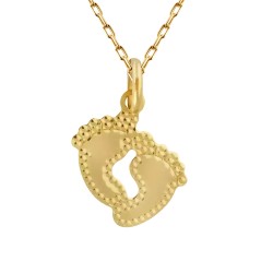 Zawieszka złote stópki - zdjęcie: 2