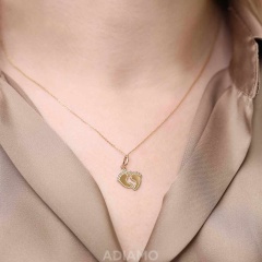 Zawieszka złote stópki