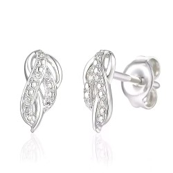 Kolczyki z diamentami (E69364 W S) - zdjęcie: 2