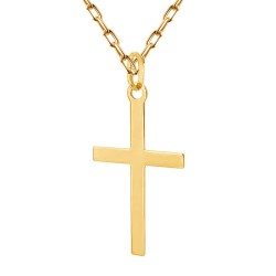 Zawieszka złota krzyżyk (P2205) - zdjęcie: 2