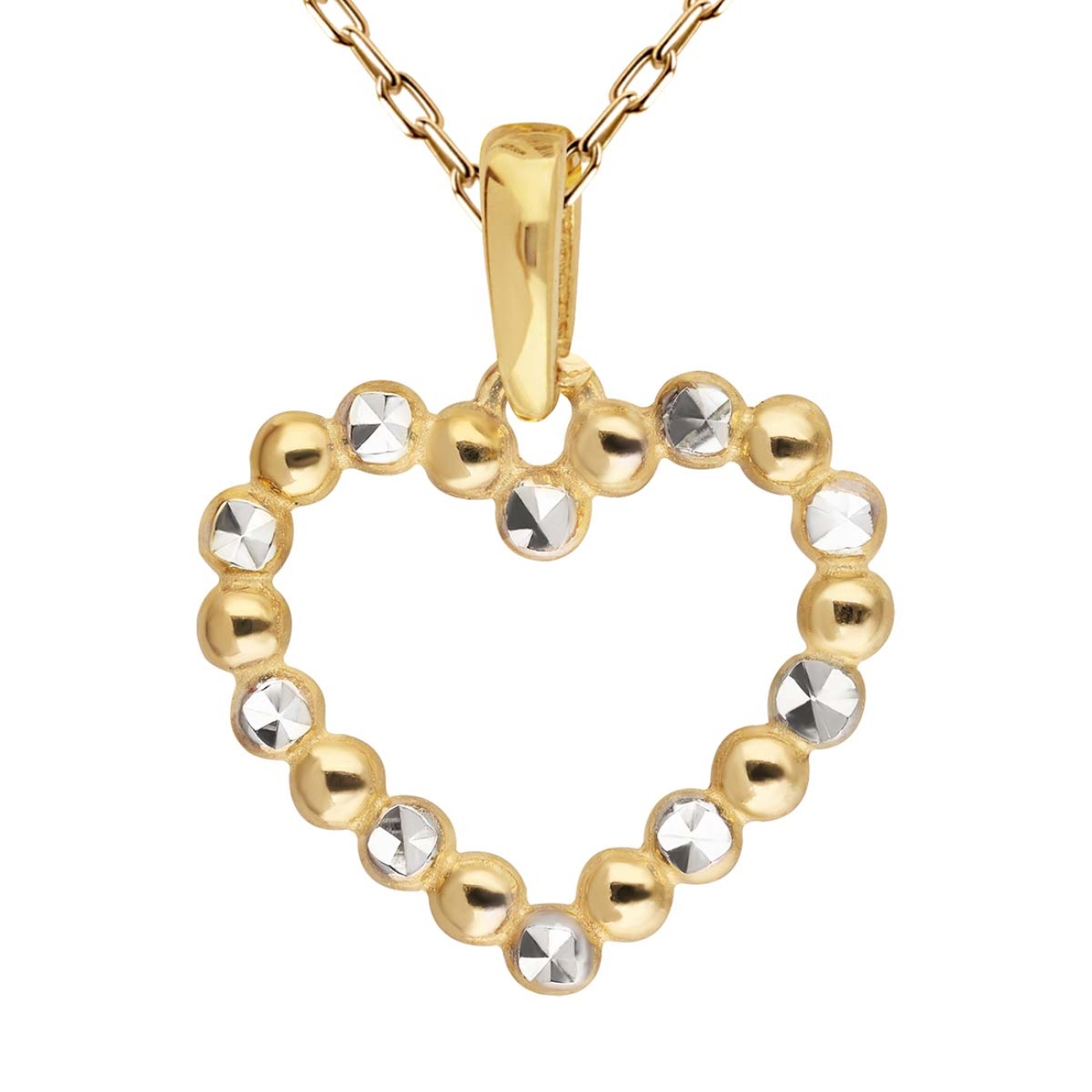 Zawieszka złota serce