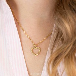 Zawieszka złota - serce - zdjęcie: 3