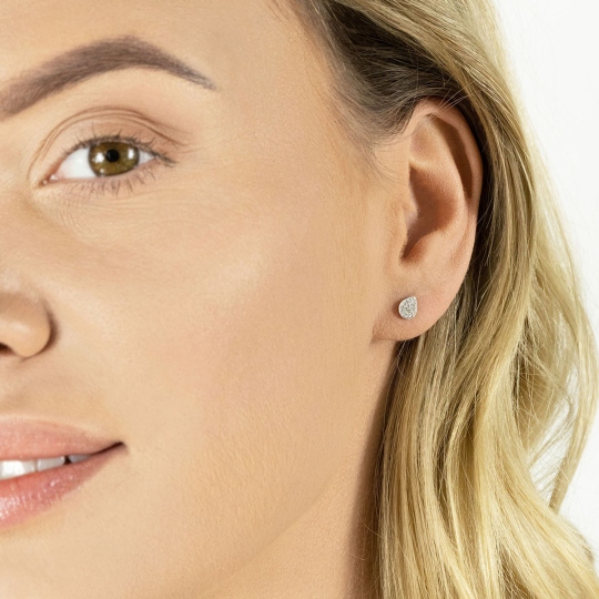 Kolczyki z diamentami (E66693 W S)