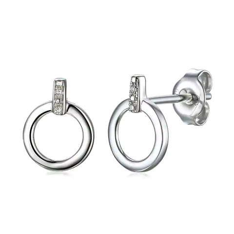 Kolczyki z diamentami (E65979 W 375)