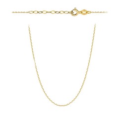 Łańcuszek złoty - ankier 45cm pr. 375 (CH546A) - zdjęcie: 2