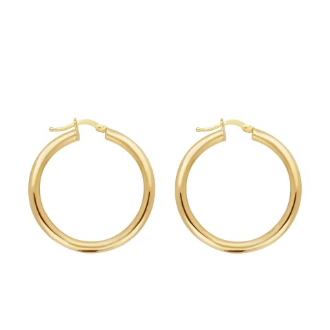 Kolczyki złote koła