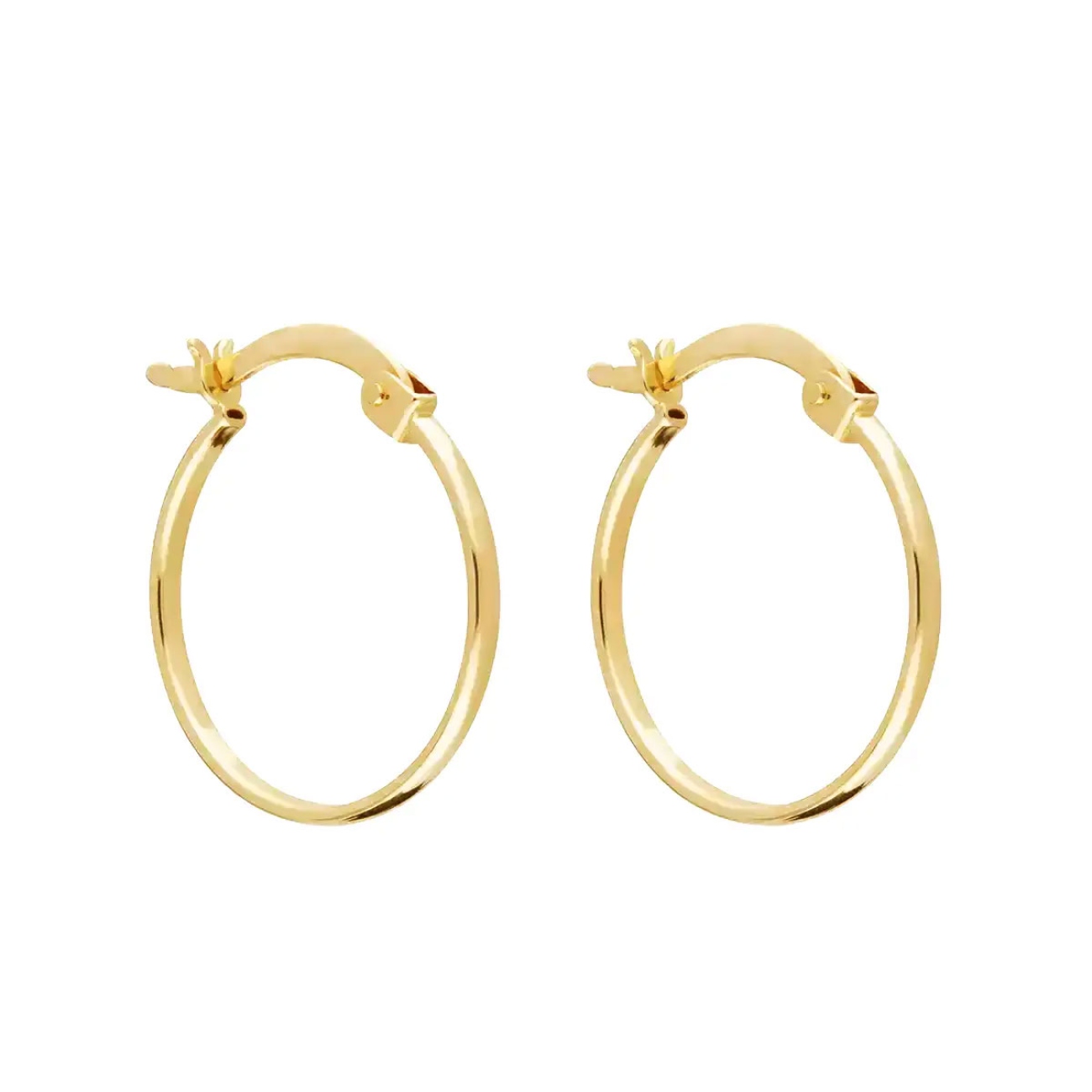 Kolczyki złote koła