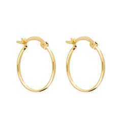 Kolczyki złote koła