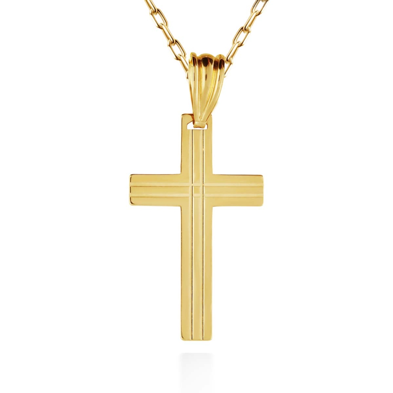 Zawieszka złota krzyżyk (P6661 Y)