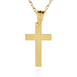 Zawieszka złota krzyżyk (P6661 Y) - zdjęcie: 2