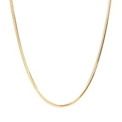 Łańcuszek złoty - snake - 1,4mm - zdjęcie: 2