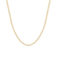 Łańcuszek złoty splot pancerka  2mm - 45cm (N 679 Y)