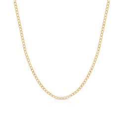 Łańcuszek złoty splot pancerka  2mm - 45cm (N 679 Y) - zdjęcie: 2