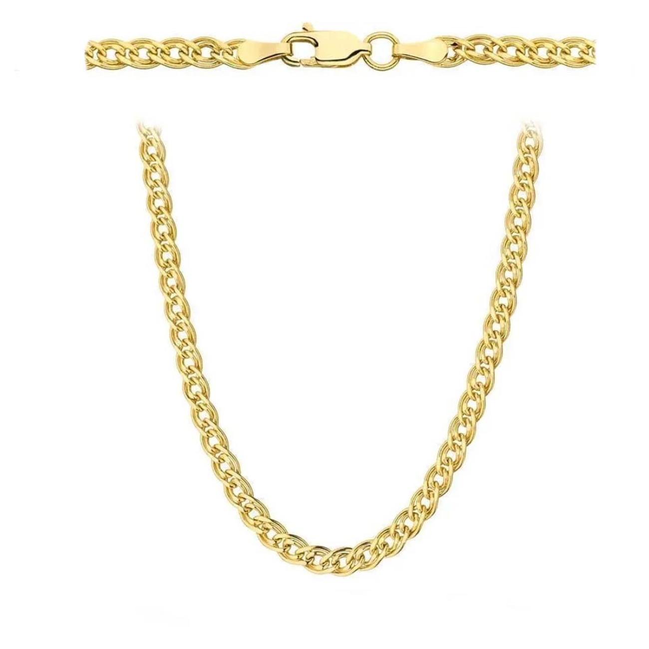 Łańcuszek złoty splot mona lisa (N00714 Y)