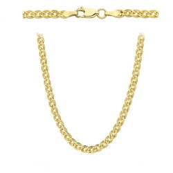 Łańcuszek złoty splot mona lisa (N00714 Y) - zdjęcie: 2